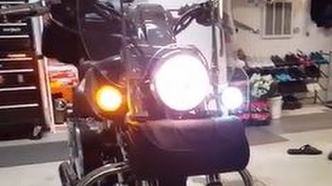 Custom Dynamics lighting upgrade on my Harley Sportster
