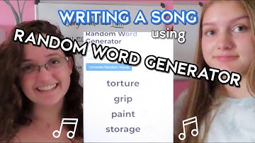 WRITING A SONG USING RANDOM WORD GENERATOR w/ ELIANA!