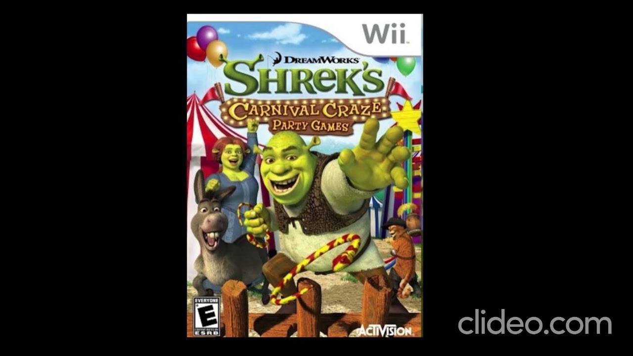 Shrek's Carnival Craze Party Games Gingy's Crazy Cookie Conveyor Music Extended