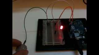 Capacitive sensor with Arduino