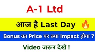 Download Lagu A1 Ltd Share Latest News | A-1 Share | A-1 Limited Share Latest News | Bonus Share MP3