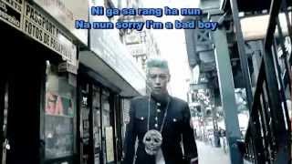 Download Lagu Big Bang - Bad Boy - Karaoke/Sing Along ( Romanization - Simple Lyrics ) MP3