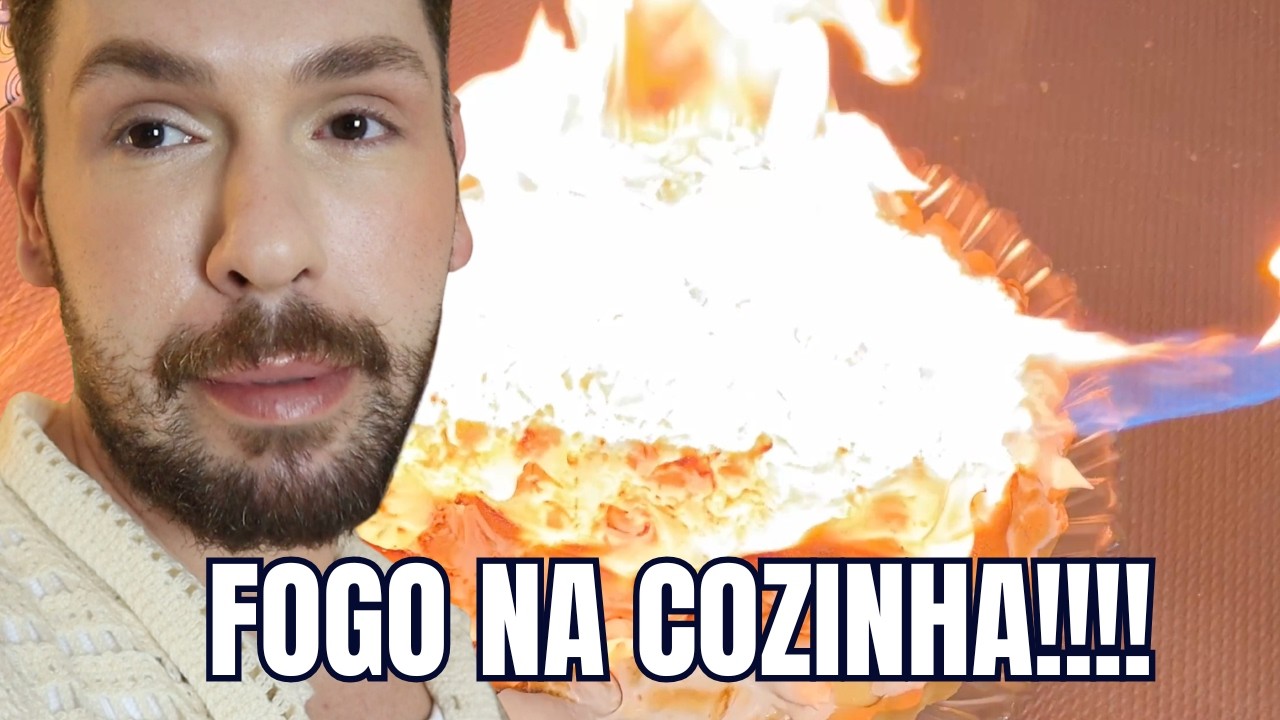FOGO NA COZINHAAA! 😰😱