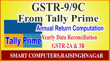 How GSTR 9/9C Annual Return Export From Tally Prime |JSON File GSTR 9 Annual Return from Tally Prime