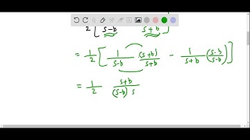 Calculus AB Laplace transform of Sine Hyperbolic bt
