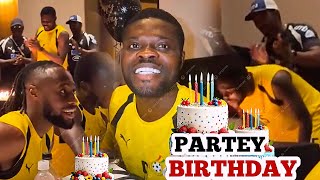 Black stars USA camp news🇬🇭Thomas Partey MEGA birthday Celebration in Rhode Island USA with team 