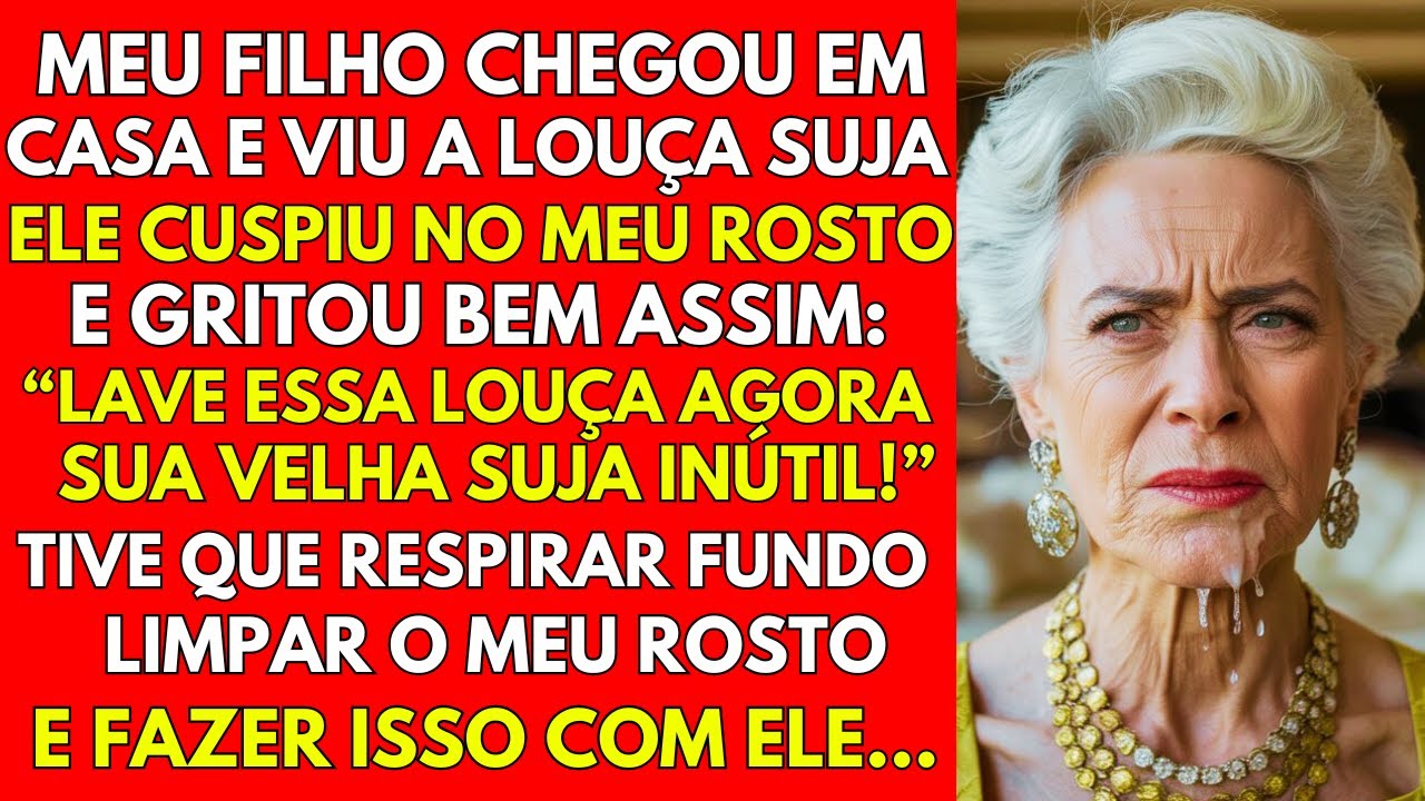 Nunca pensei que, aos 68 anos, o meu único filho me cuspiria no rosto e me chamaria de “velha suja e inútil”. Ele vivia às minhas custas, roubava da minha conta e planeava controlar tudo o que era...