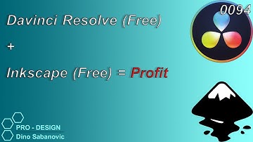 0094 Davinci Resolve (Free) + Inkscape (Free) = Profit