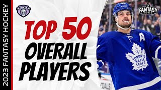 Fantasy Hockey Advice - TOP 50 OVERALL PLAYERS for 2023-24 - Fantasy Hockey Draft Strategy