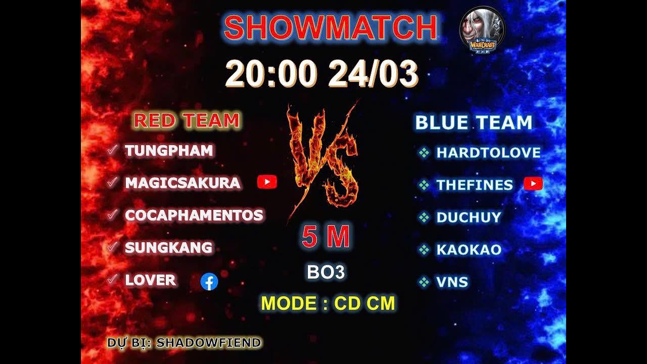 SHOWMATCH  5M/BO3 - TEAM MAGIC VS HARDTOLOVE (HN VS SG) - MODE CD/CMZM - CASTER: LongTapHoa(delay3p)