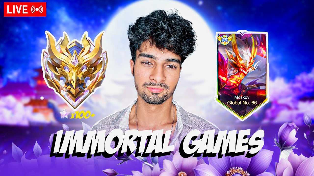 Lossing Streak In Immo Lobby With  5 Man ⚡ !!🔴Mobile Legends Bang Bang Live(INDIA)