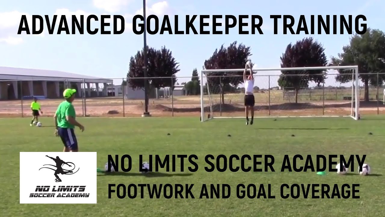 Soccer Goalkeeper Training Footwork and Goal Coverage Exercise YouTube