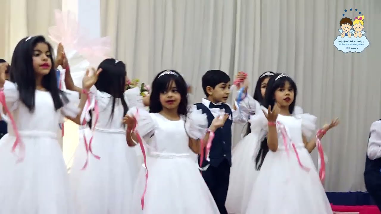 أنشودة  الكون ضاء بفرحتنا  روضة الرضا النموذجية  صف الامل 2025