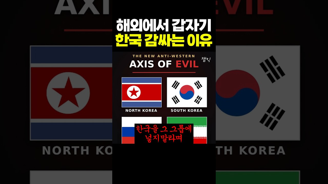 해외에서 갑자기 한국 감싸는 이유