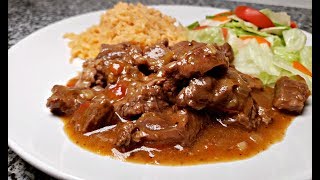 CARNE GUISADA RECIPE | Tex Mex Beef Stew Recipe | Simply Mamá Cooks