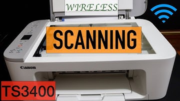 Canon Pixma TS3400 Scanning.