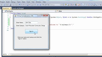 04D-VB String Concatenation (VB)