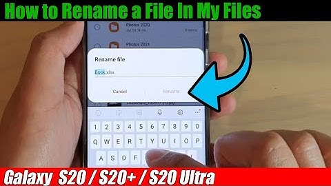 How to rename file,folder,video,photo, document all in android