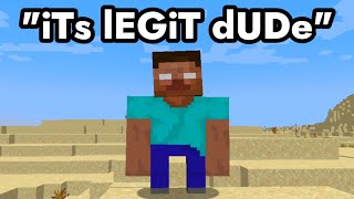 The FUNNIEST FAKE Minecraft Speedruns!