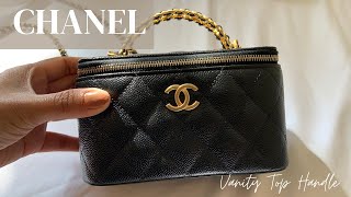 $3300 Chanel Vanity Top Handle l Features & MOD Shots - You need