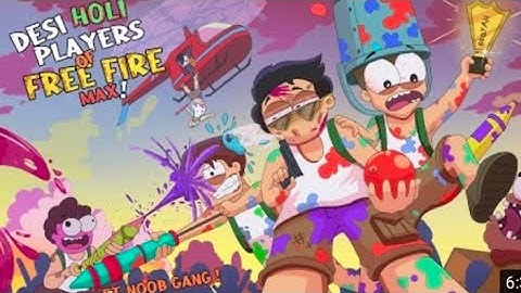 Desi Holi players of free fire Max | ft @Hardtoonz22 @p2mff
