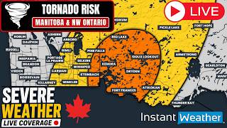 🔴 LIVE | ⚡️ Canada's Severe Weather Coverage: Manitoba & Northern Ontario (Mon, Jul. 6, 2026)