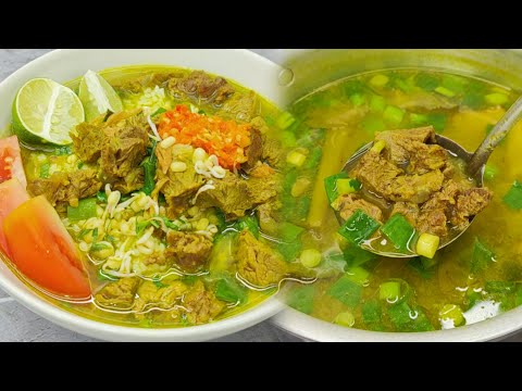 Resep Soto Daging Sapi Yang Enak