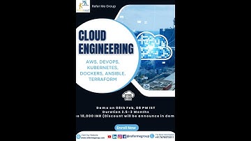28th Cloud Engineering #aws #devops #kubernetes #dockers #ansible #terraform #learning #shortvideo