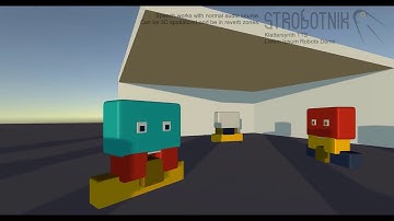 Klattersynth TTS for Unity - Lorem Ipsum Robots Example Scene