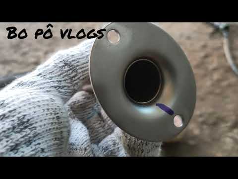 Video móc pô 4 rooa 8 vách lòng & so sánh với pô 4 rooa 1.1. - youtube