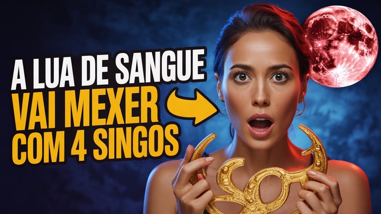 ATENÇÃO: 4 SIGNOS vão SENTIR FORTE a LUA CHEIA DE SANGUE no Eclipse! DESCUBRA AGORA