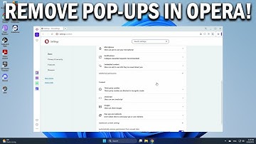 How To Remove Pop up and Redirectors in Opera Browser - Easy Fix