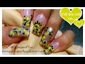 Fall Nail Art Tutorial | Black and Yellow Floral Nails | I ♥ Fall 2013 TAG! ♥