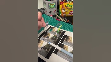 transforming a boring shot with mixed media animation #shorts #mixedmediaart