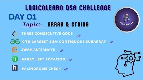 📅 Day 1 – Solve 5 Array & String Problems | 🔥 50 Days of DSA Practice in C++ by LogicNLearn