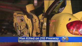 Man Checking Out Vehicle On 210 Freeway Killed By Hit-And-Run Driver