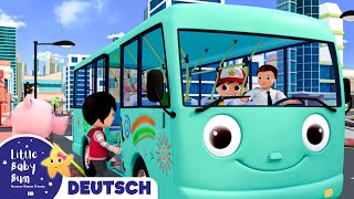 Die Räder vom Bus | Kinderlieder und Cartoons | Little Baby Bum | Moonbug Kids Deutsch