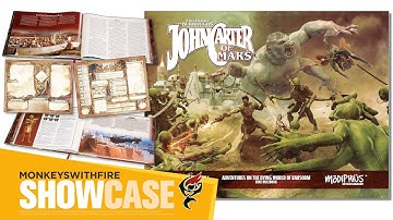 SHOWCASE || JOHN CARTER OF MARS RPG || MODIPHIUS ENTERTAINMENT || UNBOXING
