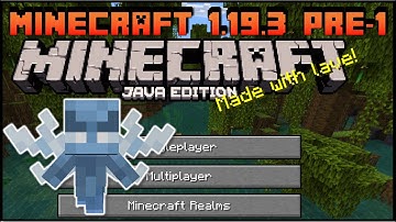 Minecraft 1.19.3 - Pre-Release 1 - Gemaakt met Lave & Vex Change!