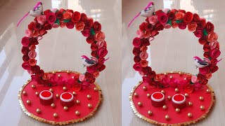 Engagement Ring Tray Decoration Idea | Diy Engagement Ring Platter | Handmade idea | Wedding Craft