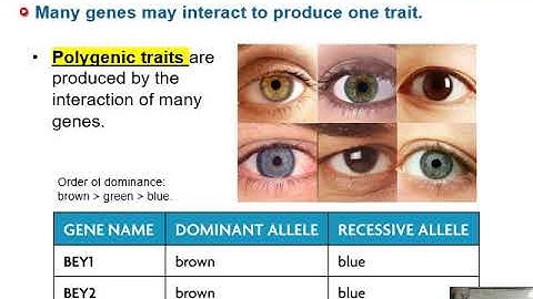 Sections 7.2 & 7.4  -  Complex Patterns of Inheritance and Pedigrees