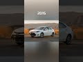 Evolution of Toyota Corolla (1970~2022) #shorts