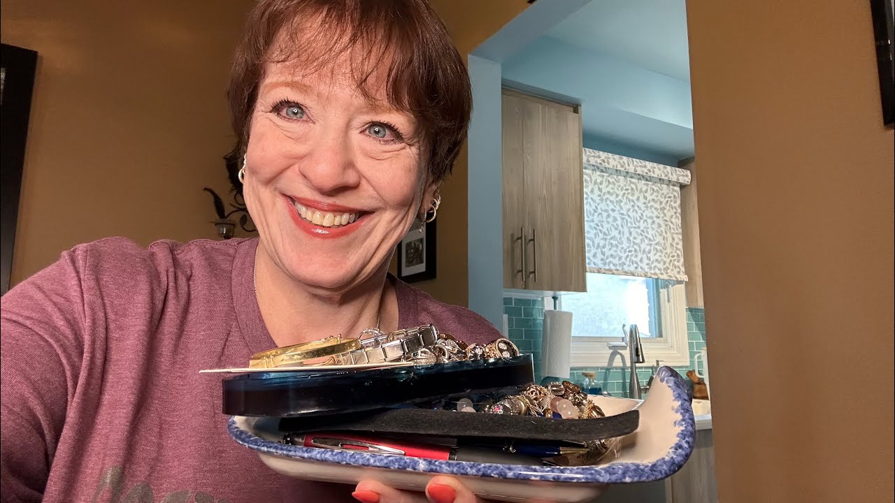 ASMR. - let’s organize my jewelry into my new jewelry box!!  Lots of stories! Lots of jingly tingles