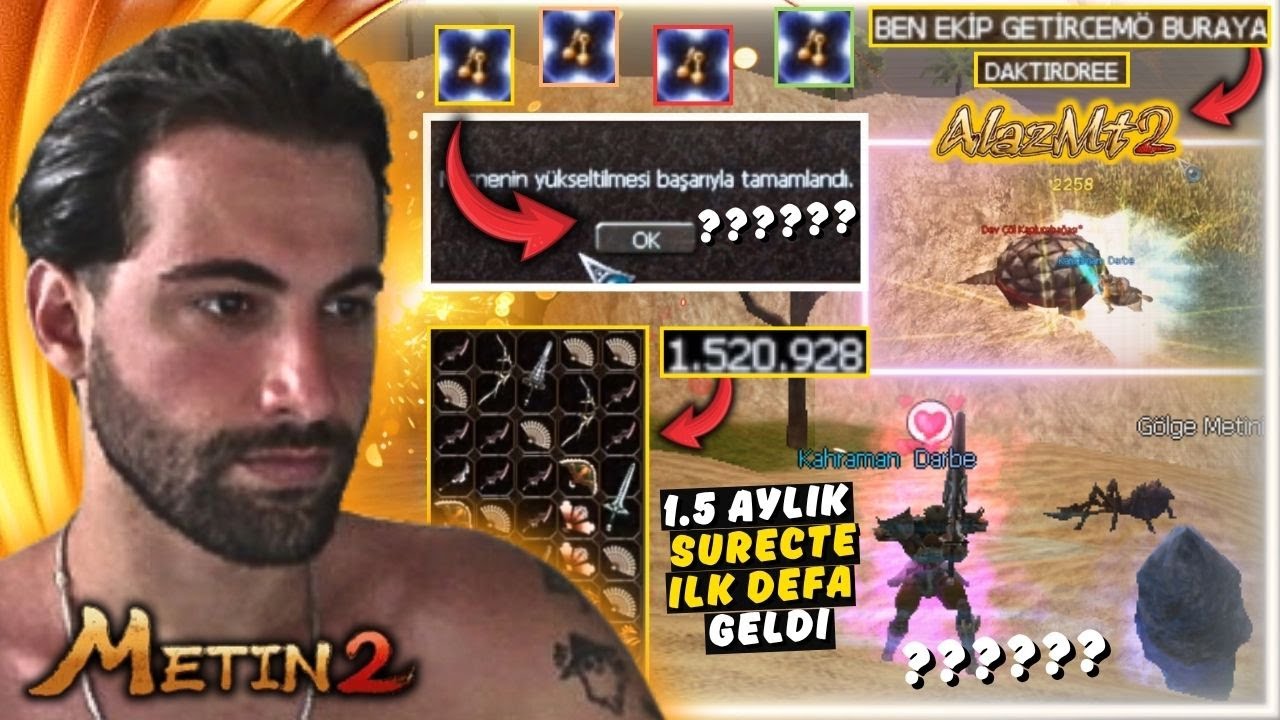 RUH TAŞI REKABETİ ONLİNE 😎 İLK +4 DEĞERLİ TAŞIMI ALDIM (BASMASI İMKANSIZ) | Metin2 TR - AlazMt2 