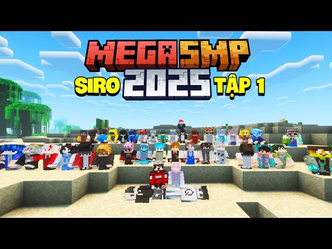 Tui Bắt Cặp Với Em Gái Trong Server Minecraft Hơn 50 Youtuber Mega SMP 2025 Tập 1 LÒNG TIN