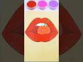 🍒Cherry Lips💋#asmr #sandasmr #satisfying #relaxing #cherry #lips #coloring #trending