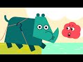 Носорог, который не умел плавать – 🚚 Грузовичок Пик ☁️ – Серия 12 | Мультик для детей про машинки