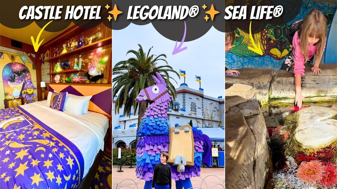 LEGOLAND® California 2025 Family Trip + Castle Hotel Tour & SEA LIFE® Aquarium!