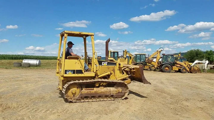 1990 Caterpillar D3C Crawler Tractor Bull Dozer For Sale Operating!