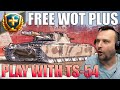 Claim your free wot plus subscription  ts54 tank